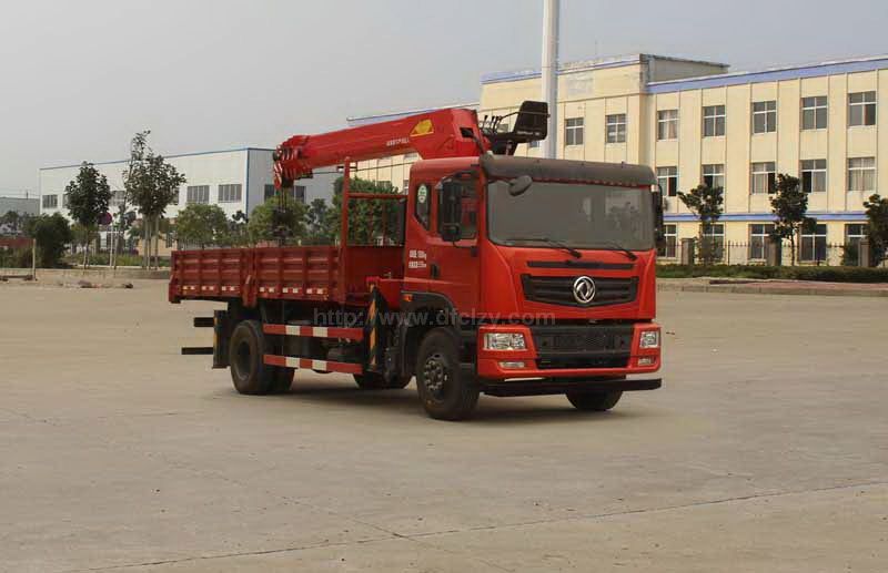 东风本部国五随车起重运输车/随车吊图片